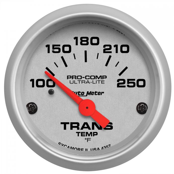 AutoMeter 2-1/16" TRANSMISSION TEMPERATURE, 100-250 °F, AIR-CORE, ULTRA-LITE 4357 - Skinny Pedal Racing