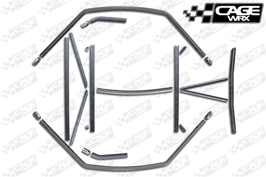 CageWrx "COMPETITION CAGE" Cage Kit RZR XP 1000 (2019+) / XP Turbo S (2018+) - Skinny Pedal Racing