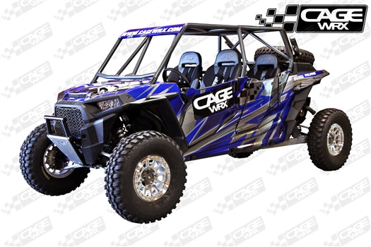 CageWrx "BAJA SPEC" Cage Kit RZR XP4 1000 / XP4 Turbo (2014-2018) - Skinny Pedal Racing