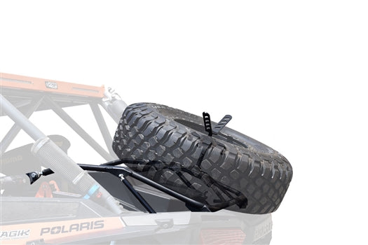 CageWrx RZR XP 1000/Turbo S Spare Tire Carrier - High - Skinny Pedal Racing