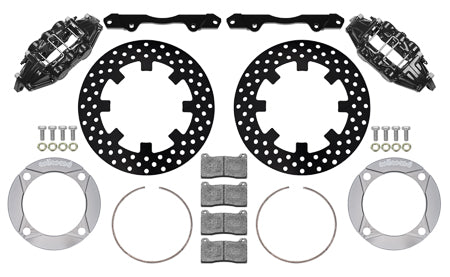 Wilwood UTV6 Front Black Drilled Brake Kit XP 1000 and RS1 - Skinny Pedal Racing