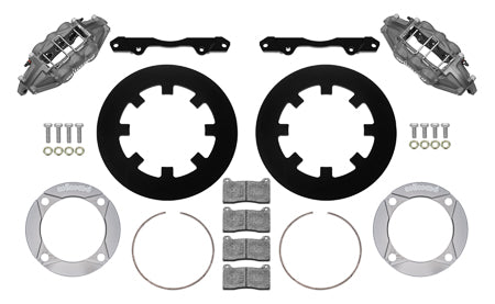 Wilwood UTV6 Front Grey Brake Kit (Race) XP1000 and RS1 - Skinny Pedal Racing