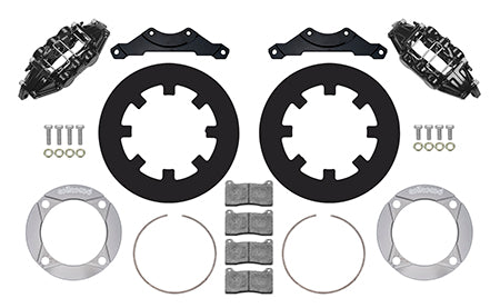 Wilwood UTV6 Rear Black Brake Kit XP1000 and RS1 - Skinny Pedal Racing