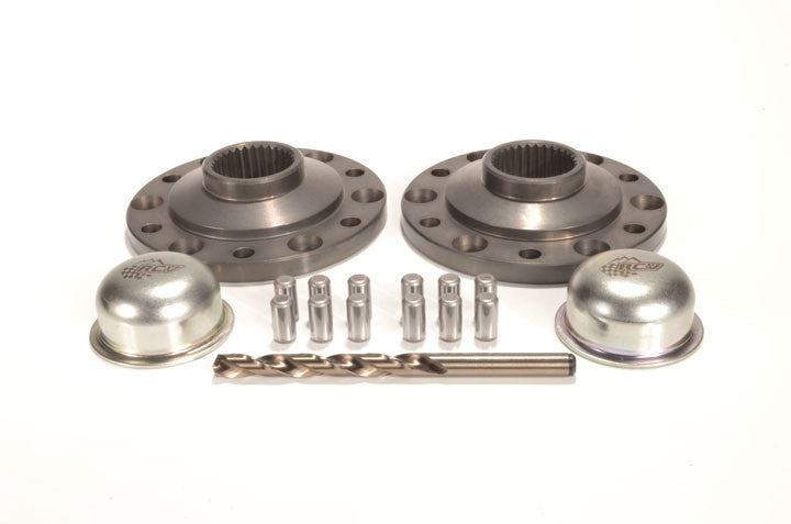 RCV 4340 Drive Flange Set for Toyota Solid Front Axles - Skinny Pedal Racing