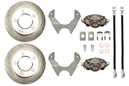 Ruffstuff Ford 9" Weld On Disc Brake Conversion Kit, 3.0" Axle Tube - Skinny Pedal Racing