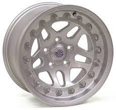 Rock Monster D.O.T. Beadlock Jeep TJ, 17x8.5 Wheel with 5 on 4.5 Bolt Pattern - Silver - 60638-047-03 - Skinny Pedal Racing