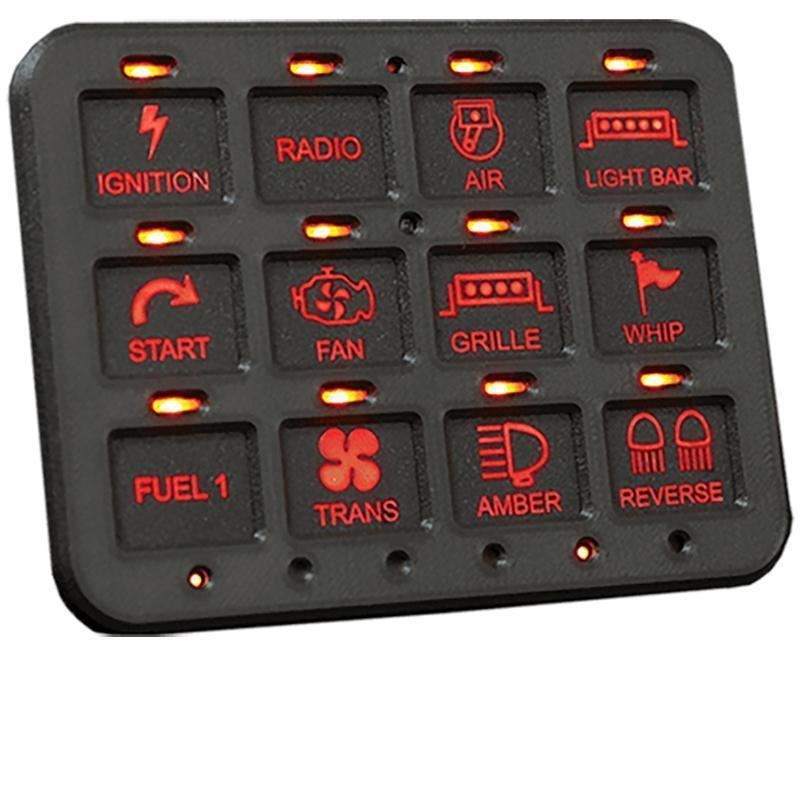 Switch Pro RCR-Force-12 / 12 Switch Power Panel System - Skinny Pedal Racing